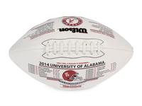 A 2014 University of Alabama Coach Nick Saban Signed Autograph Football,