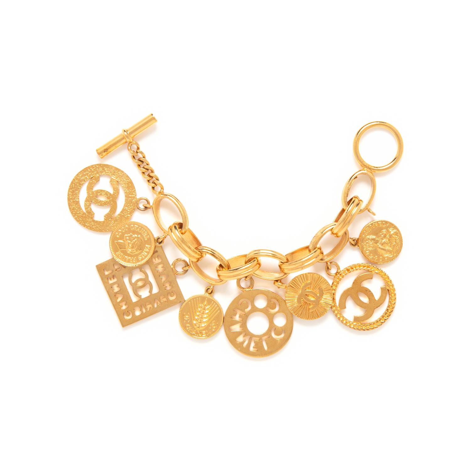Chanel, Medallion Charm Bracelet
