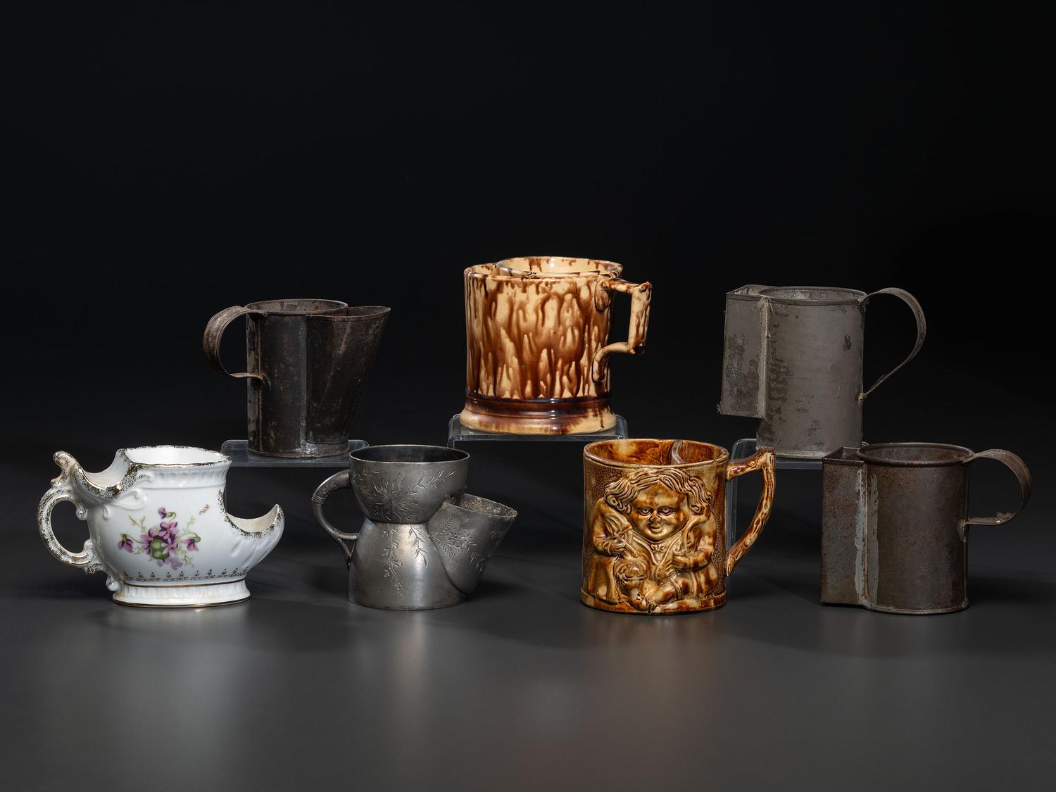 Seven Shaving Mugs