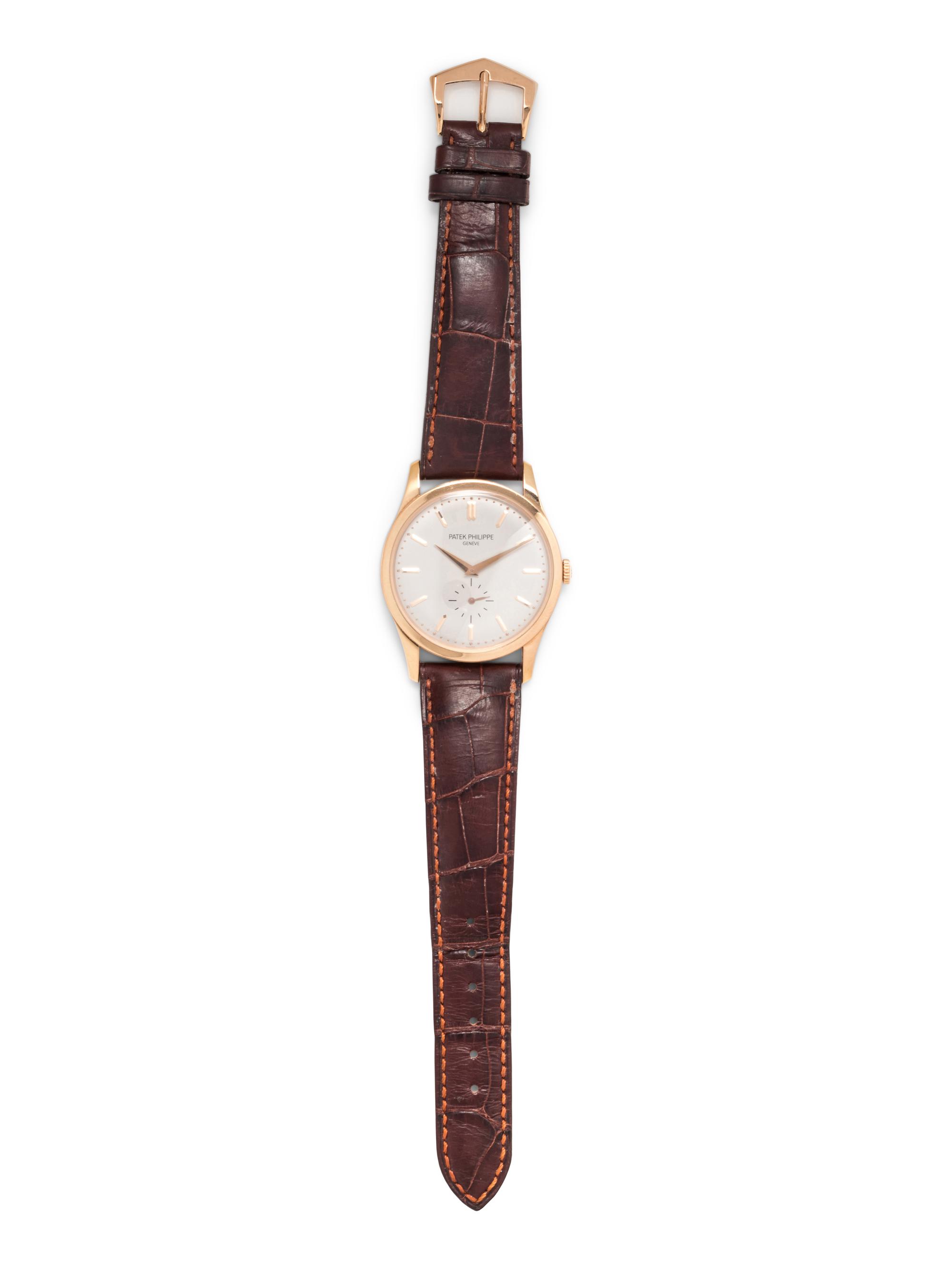 PATEK PHILIPPE, 18K PINK GOLD REF. 5196 'CALATRAVA' WRISTWATCH