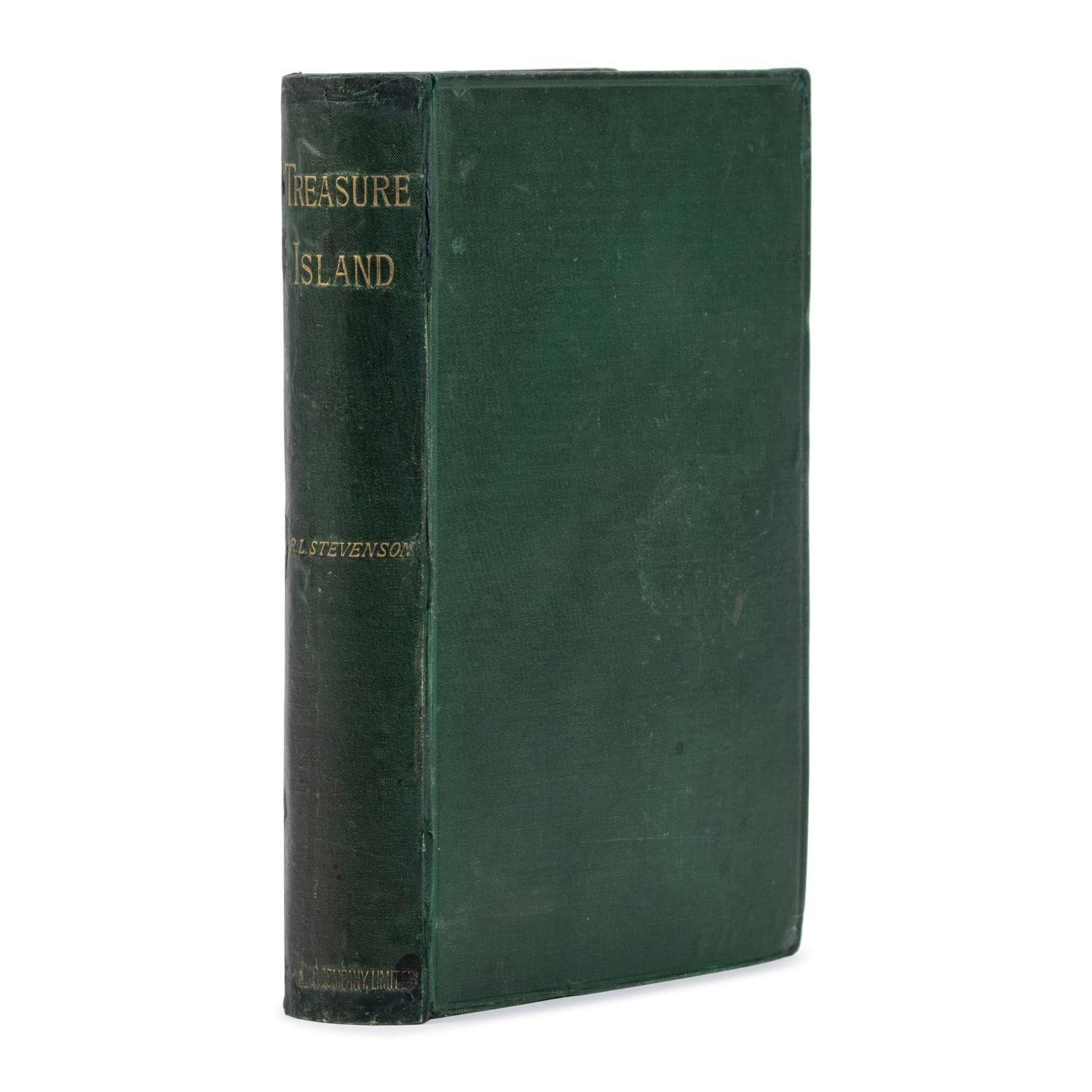 Stevenson, Robert Louis (1850-1894). Treasure Island . London, Paris & New York: Cassell & Company, 1883.