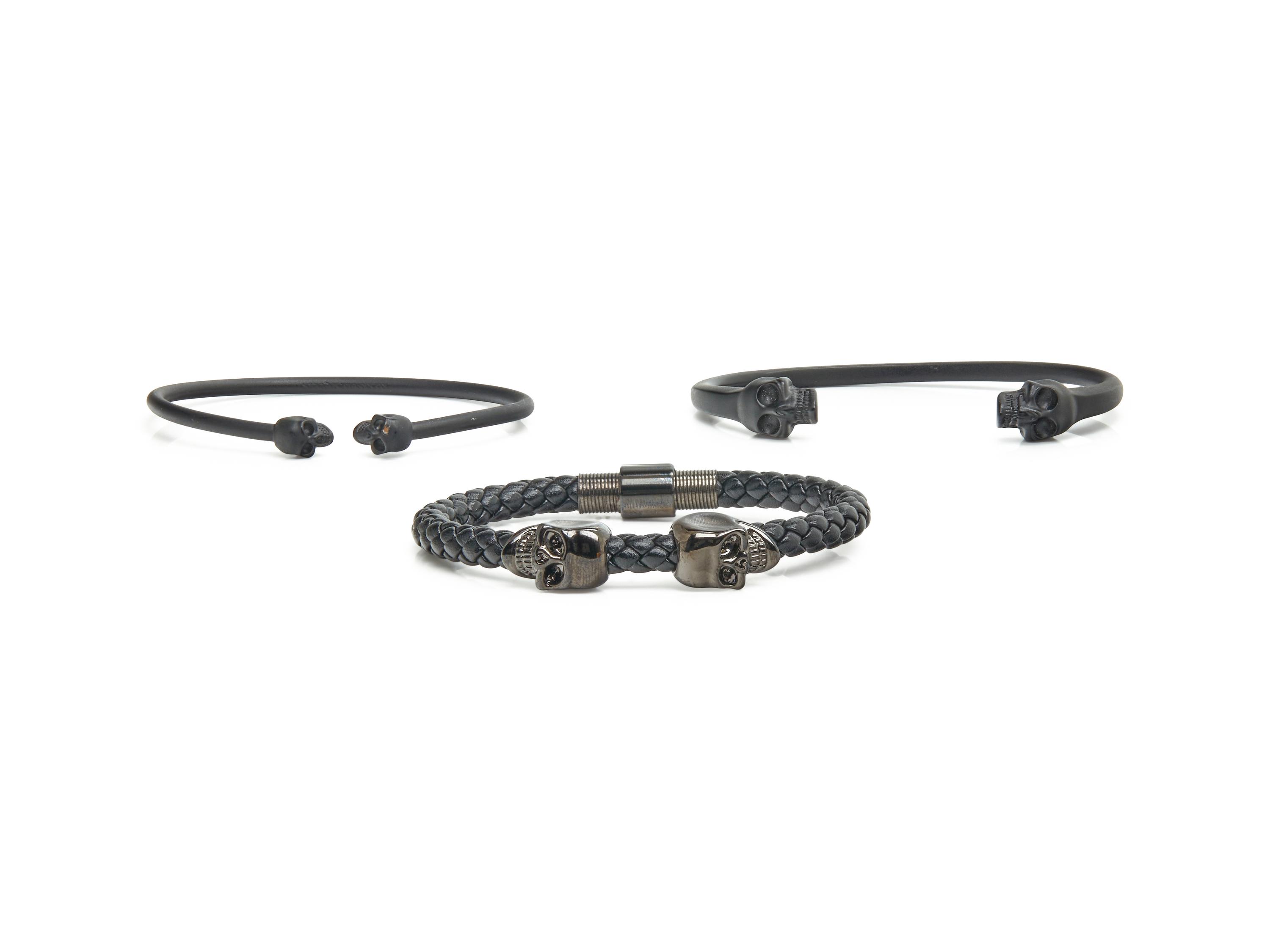 COLLECTION OF DESIGNER MEN'S BRACELETS