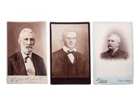 [TEXAS]. A group of 5 cabinet cards featuring Texas governors, and other notables, including: