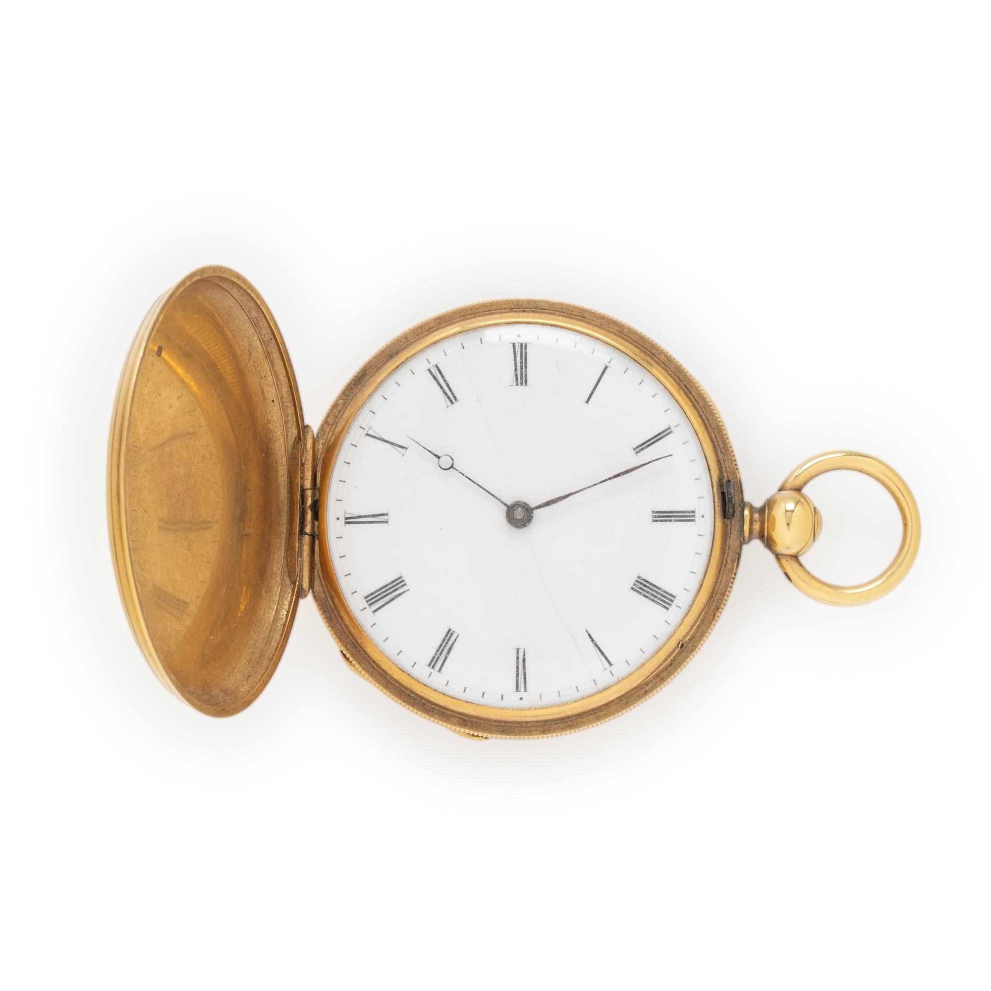 Patek Philippe, 18K Yellow Gold Pocket Watch with Watch Chain and Key Fob