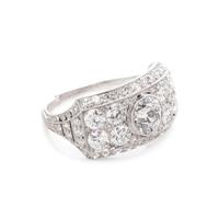 ART DECO, DIAMOND RING