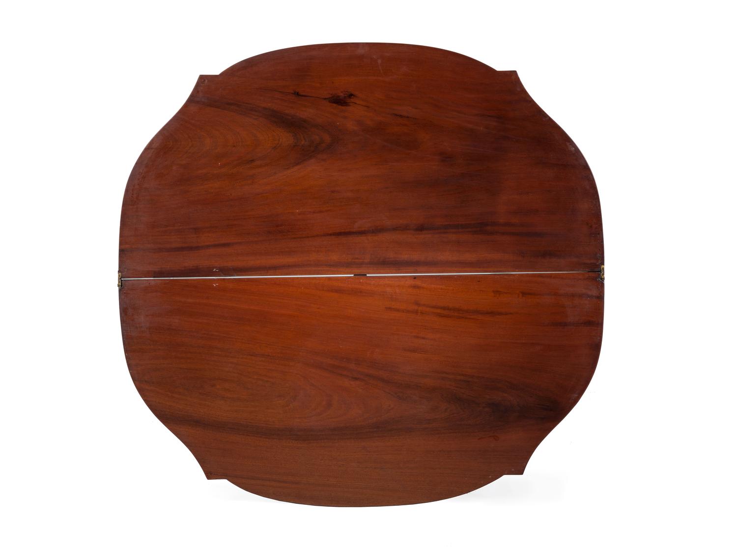 Two Federal Style Mahogany and Maple Inlaid Game Tables