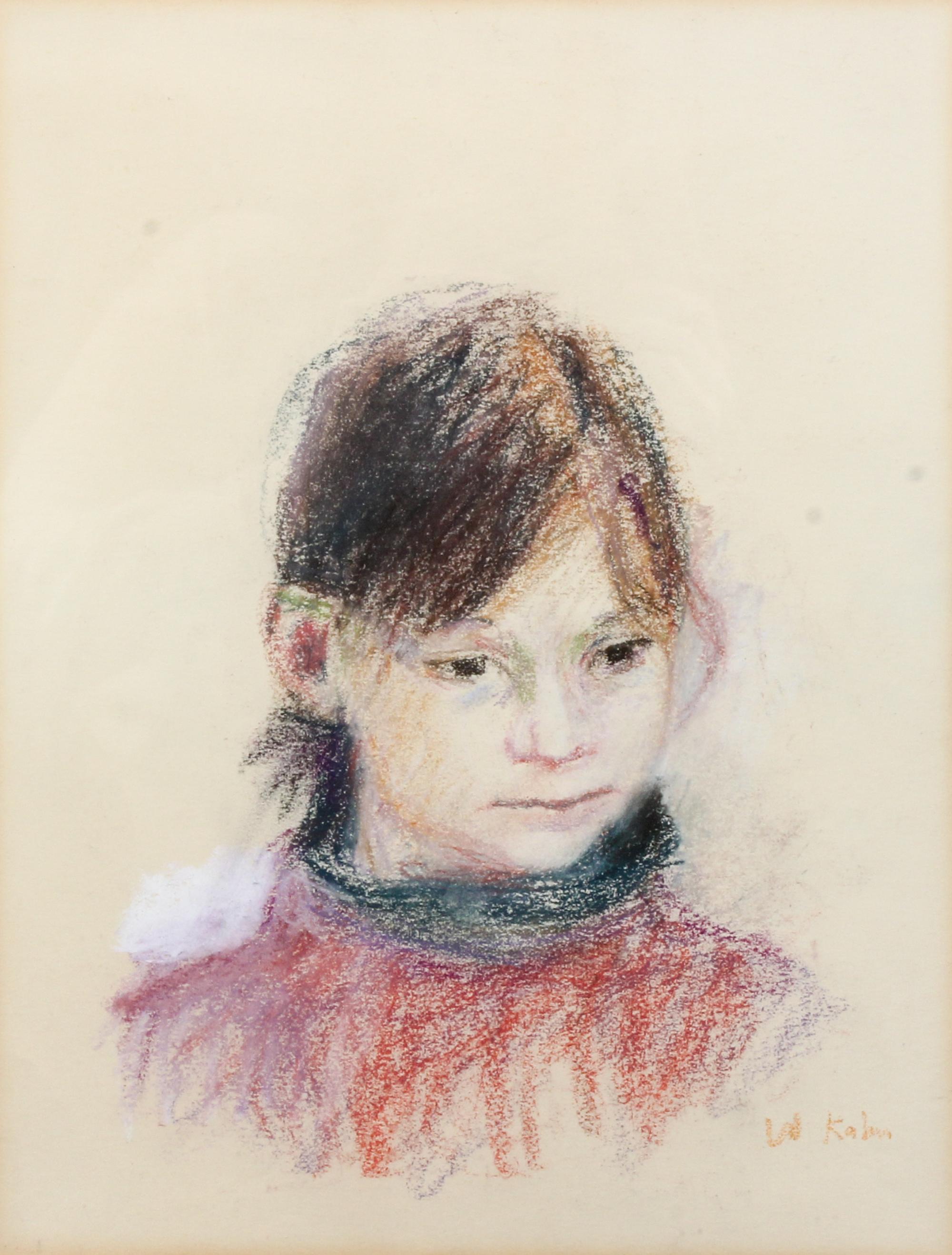 Wolf Kahn, (American, b. 1927), Young Girl (Andrea Wasserman)