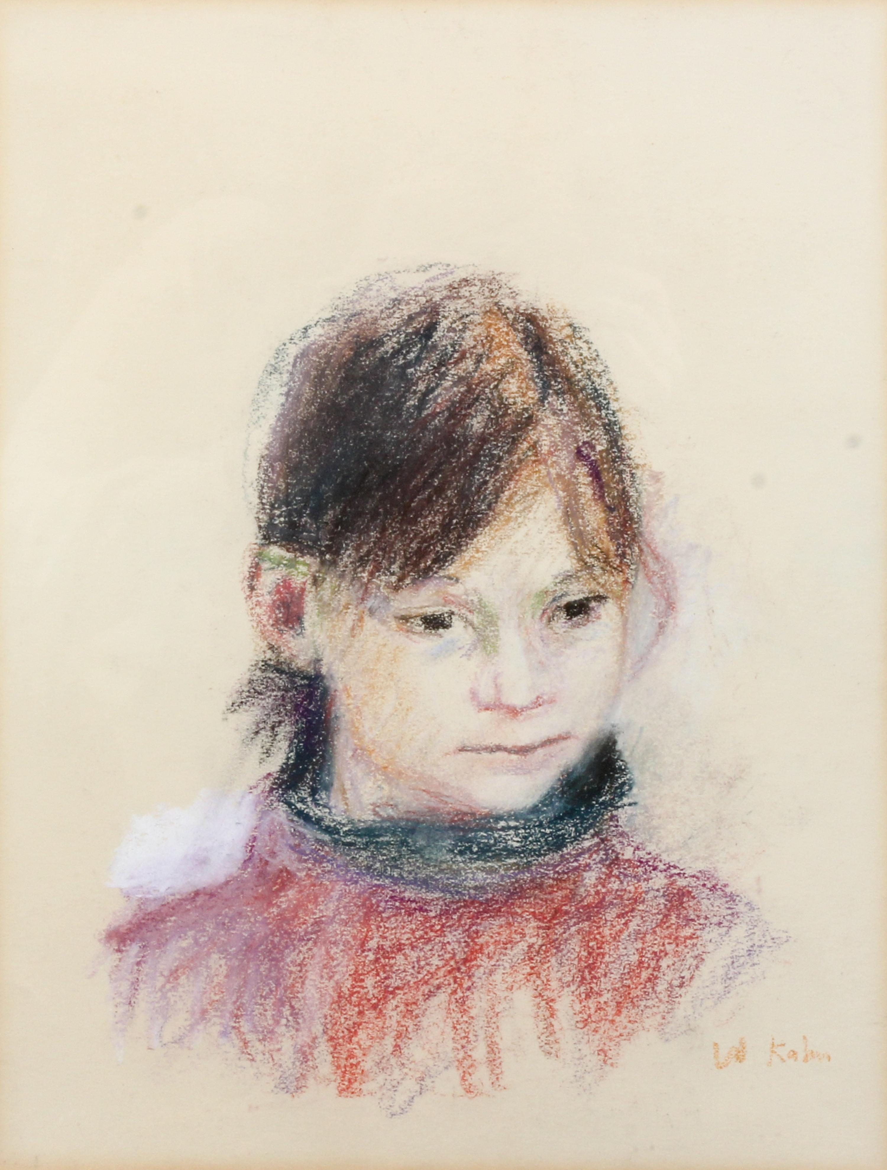 Wolf Kahn, (American, b. 1927), Young Girl (Andrea Wasserman)