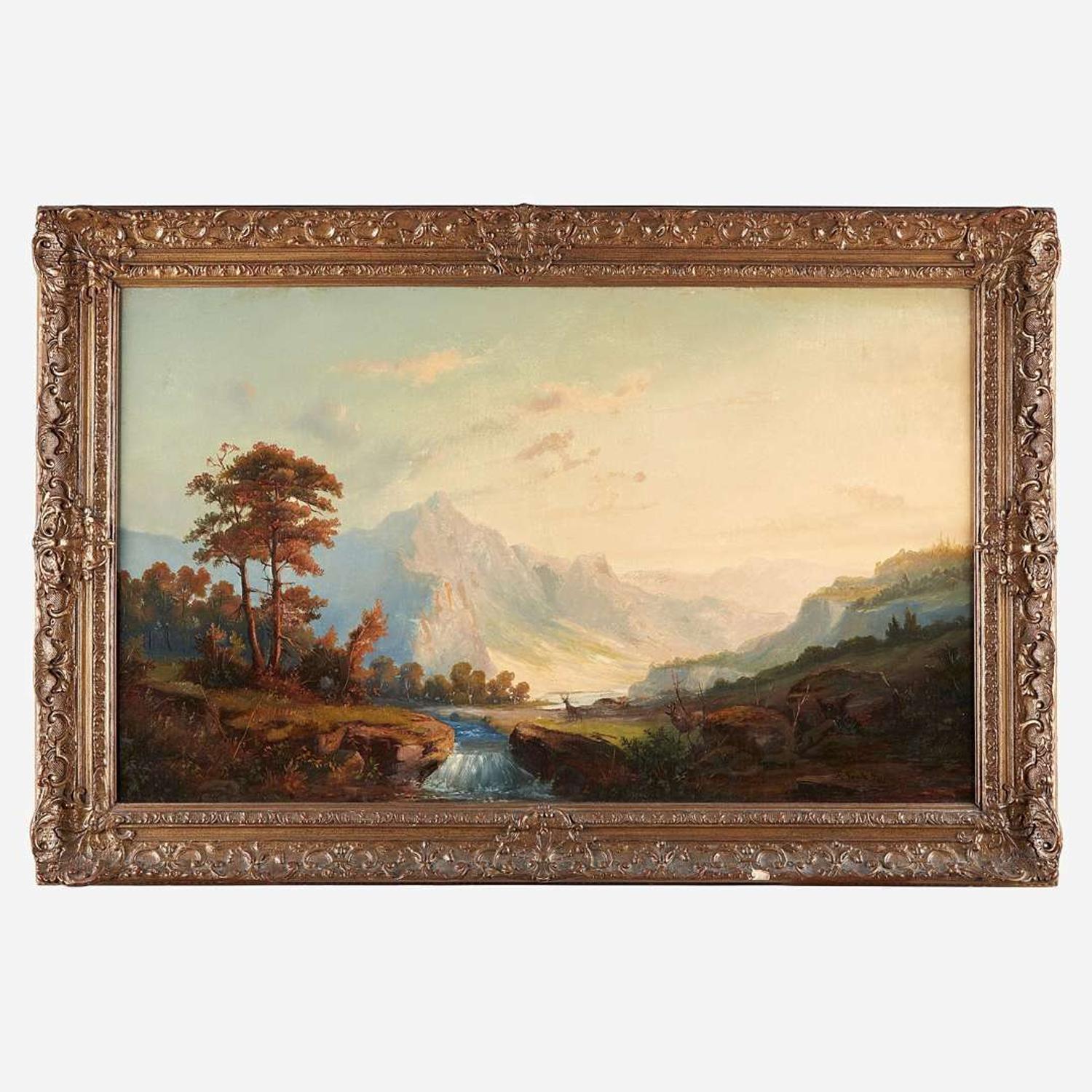 Robert Swain Gifford (American, 1840–1905) Mountain Stream