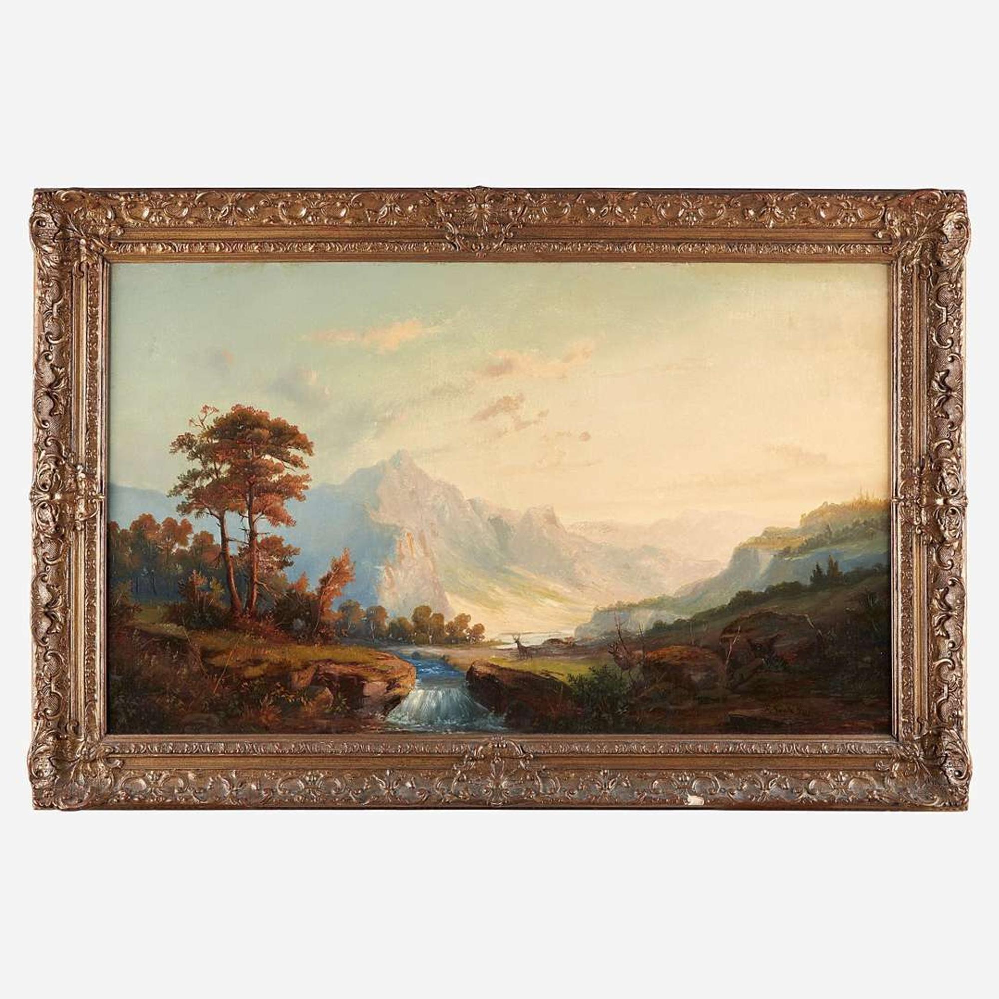 Robert Swain Gifford (American, 1840–1905) Mountain Stream