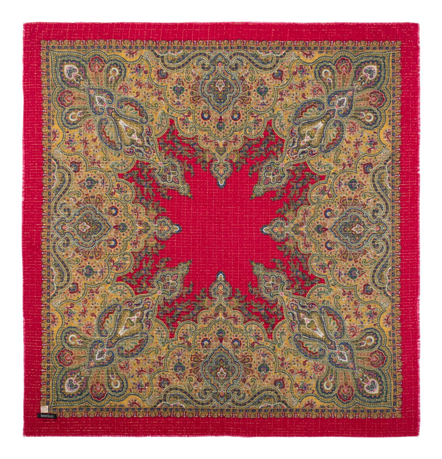 Two Designer Scarves: One Yves Saint Laurent and One Oscar de la Renta