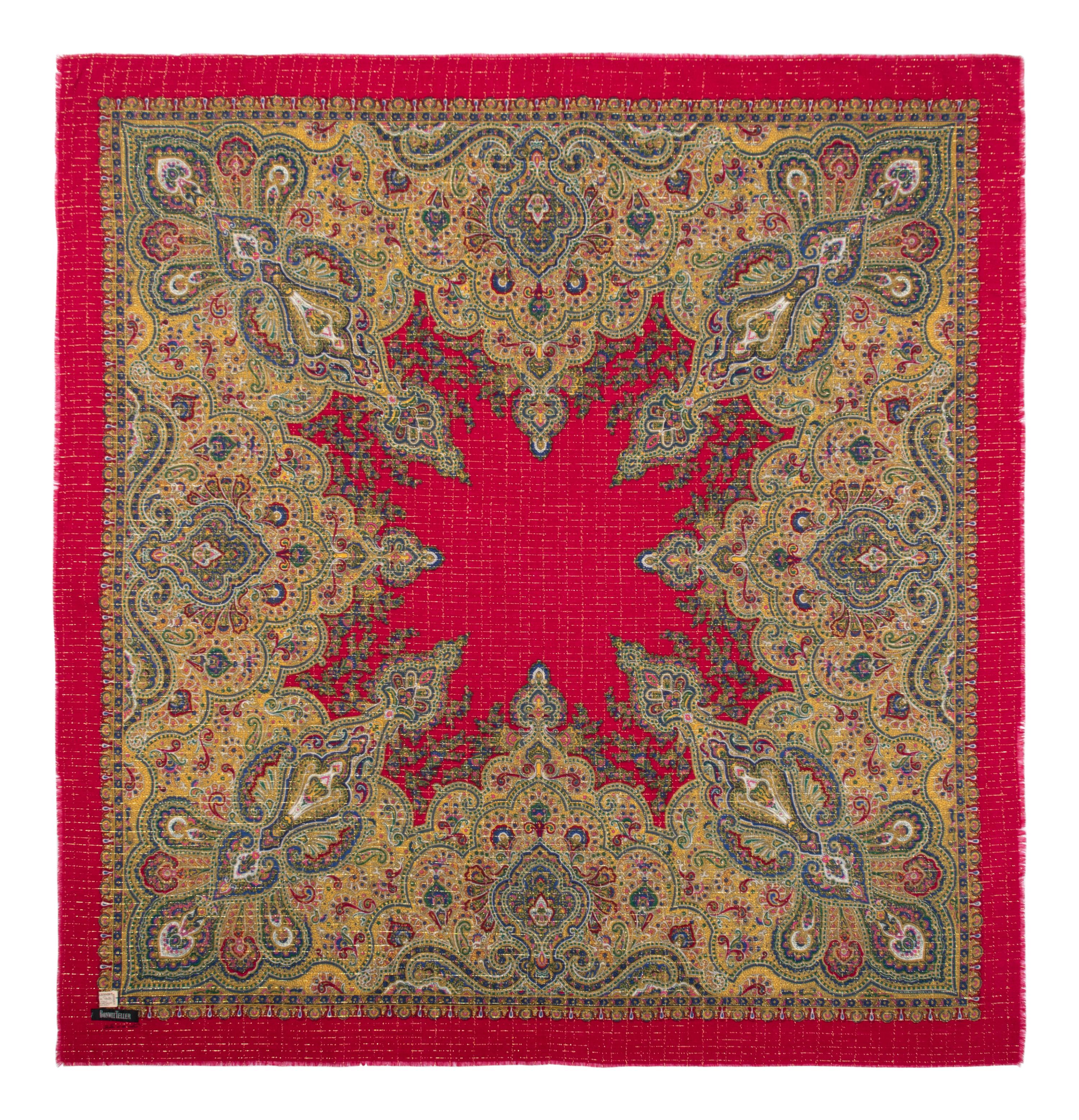 Two Designer Scarves: One Yves Saint Laurent and One Oscar de la Renta