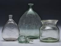 Four Early Blown Glass Vessels