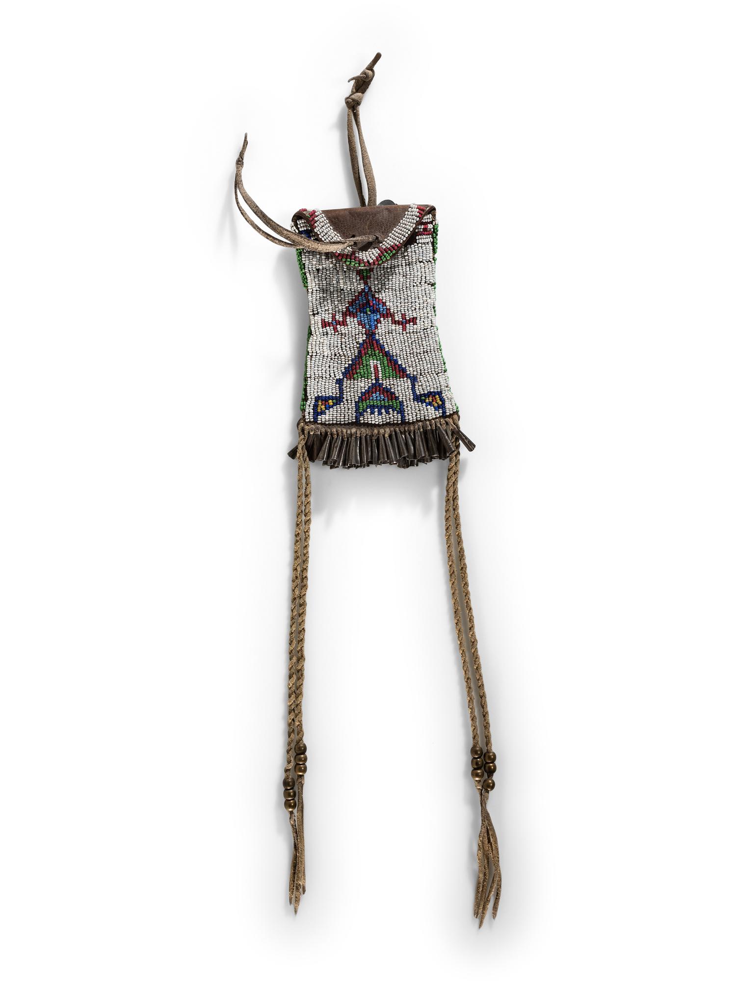 Southern Plains Beaded Strike-a-Light Bag