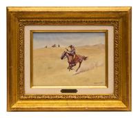 Three Works: Wild Horses Hunter , Outlaw Pursued and Attacked by the Cheyennes