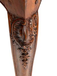 A Louis XV Walnut Four-Drawer Table
