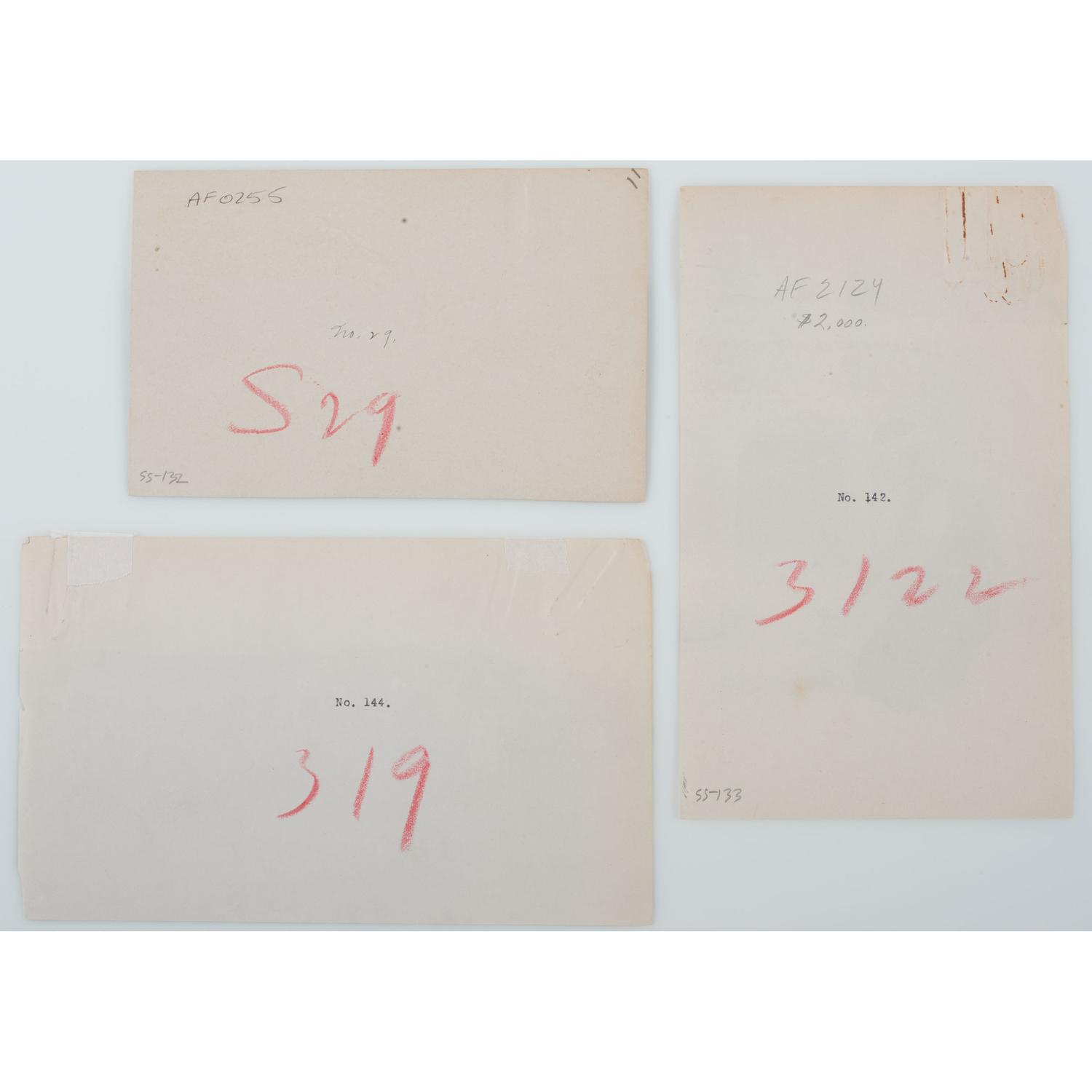 Edward Curtis, Ten Photographs from Original Manuscript Acquired Directly from the Curtis Estate