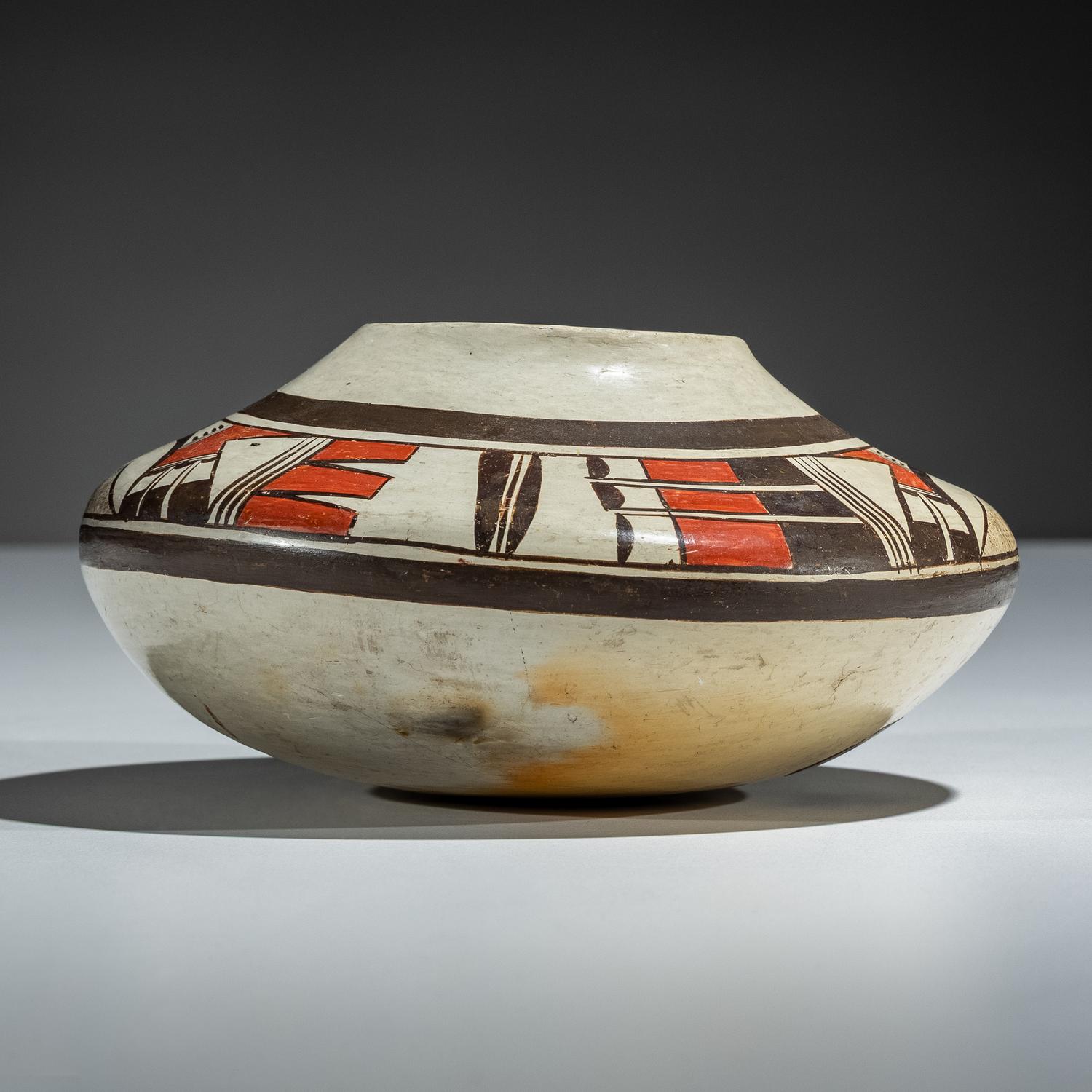 Hopi Pottery Jar, with Fred Harvey Sticker
