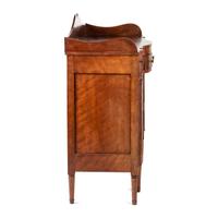 A Classical Highly Figured Cherrywood Scallop-Front Sideboard