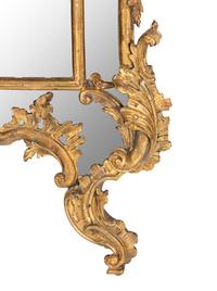 An Italian Rococo Giltwood Mirror