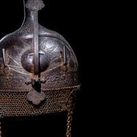A Qajar Iron Helmet