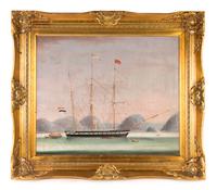 A Chinese Export Painting, , Ships