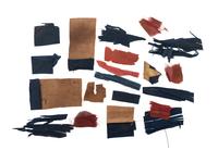 [CIVIL WAR] -- [FLAGS]. A collection of fragments from various Civil War-period flags, comprising: