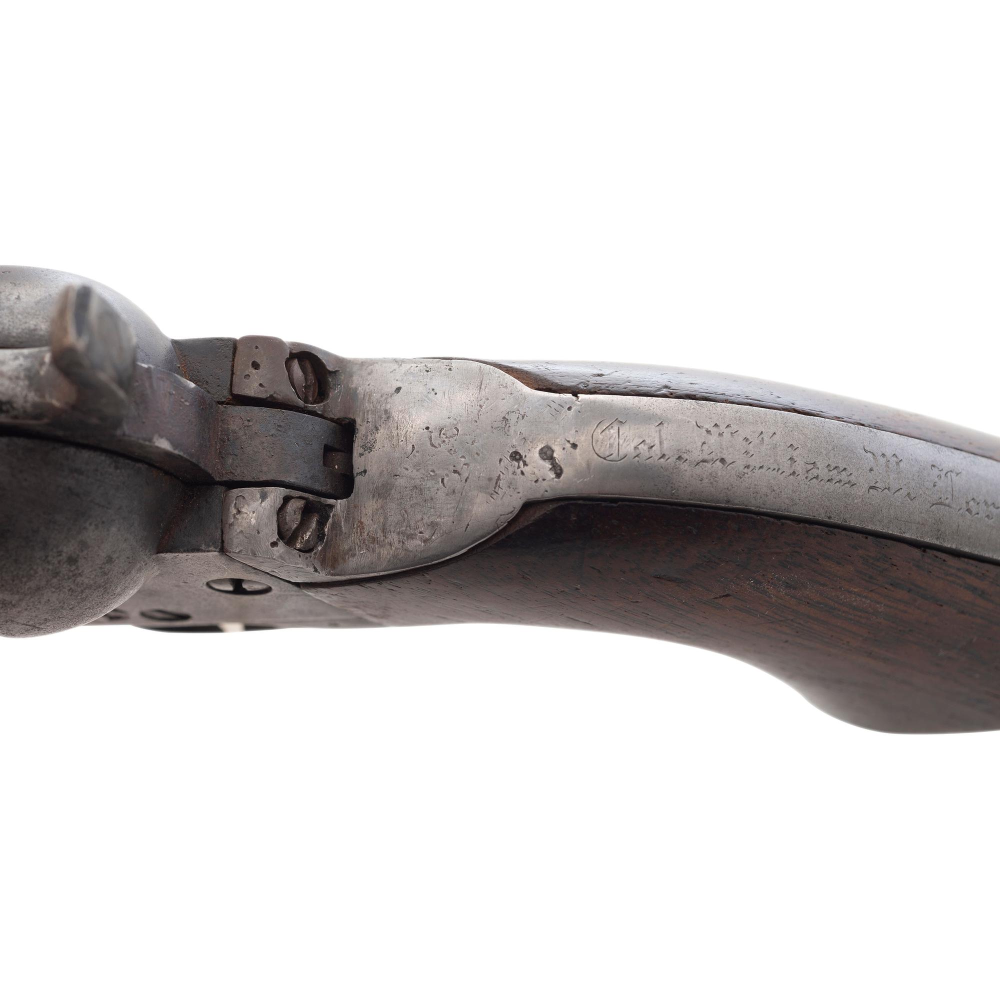 Colt Model 1851 "Navy-Navy" Revolver Inscribed to Confederate Col. William W. Loring