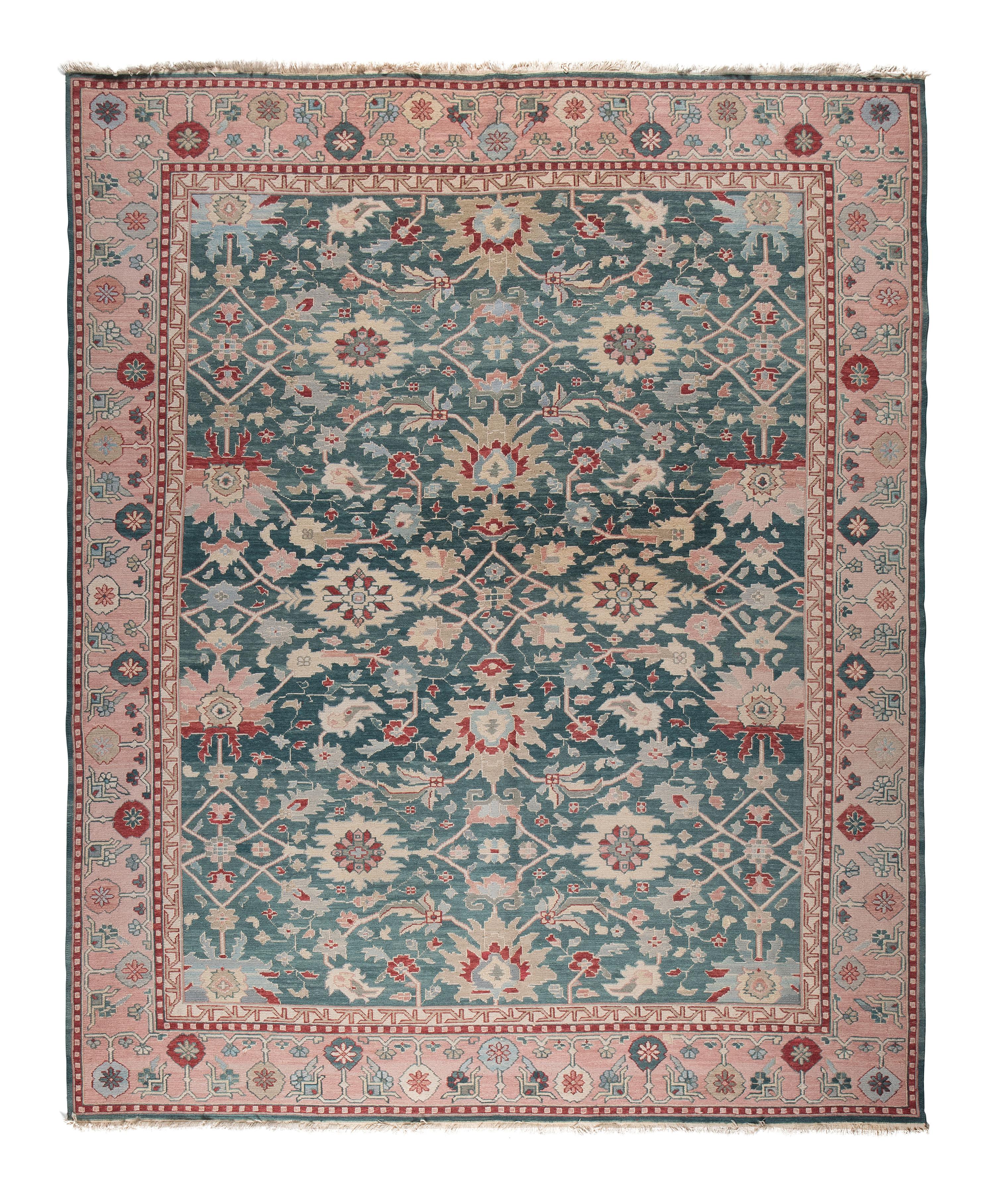 An Indo-Serapi Wool Rug