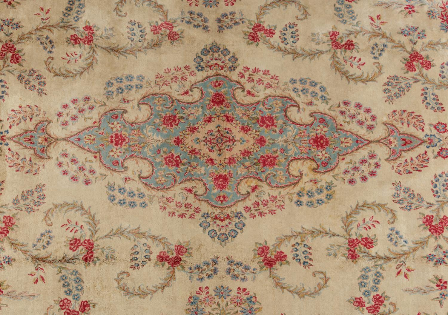A Kirman Wool Rug