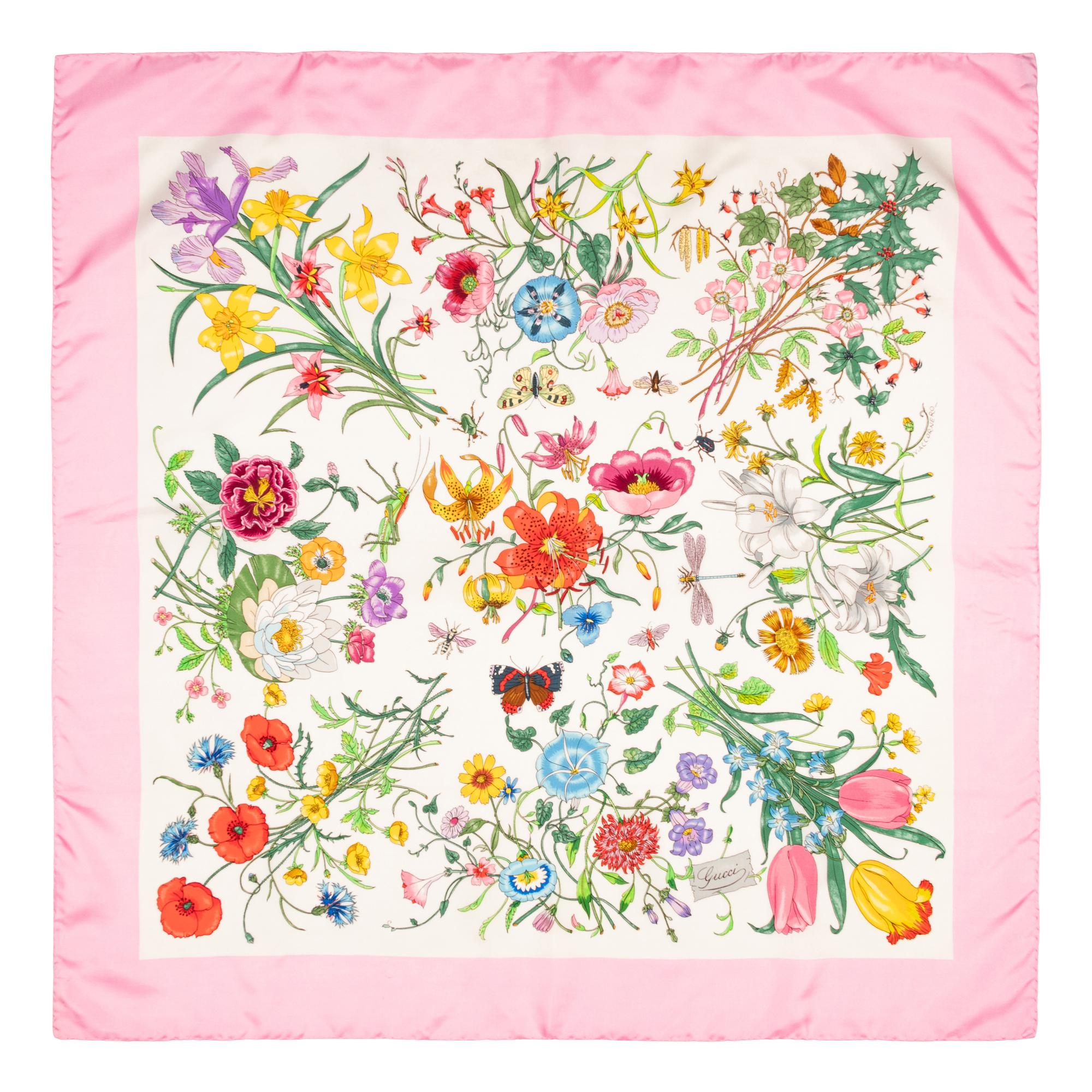 Four Designer Scarves, Gucci and Pucci