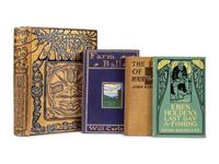 [PUBLISHER'S TRADE BINDINGS - AMERICAN]. A group of 4 bindings designed for Harpers.