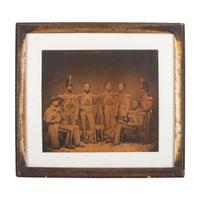 [Civil War] Large format Photograph of the 7th York State Militia with Related Prints