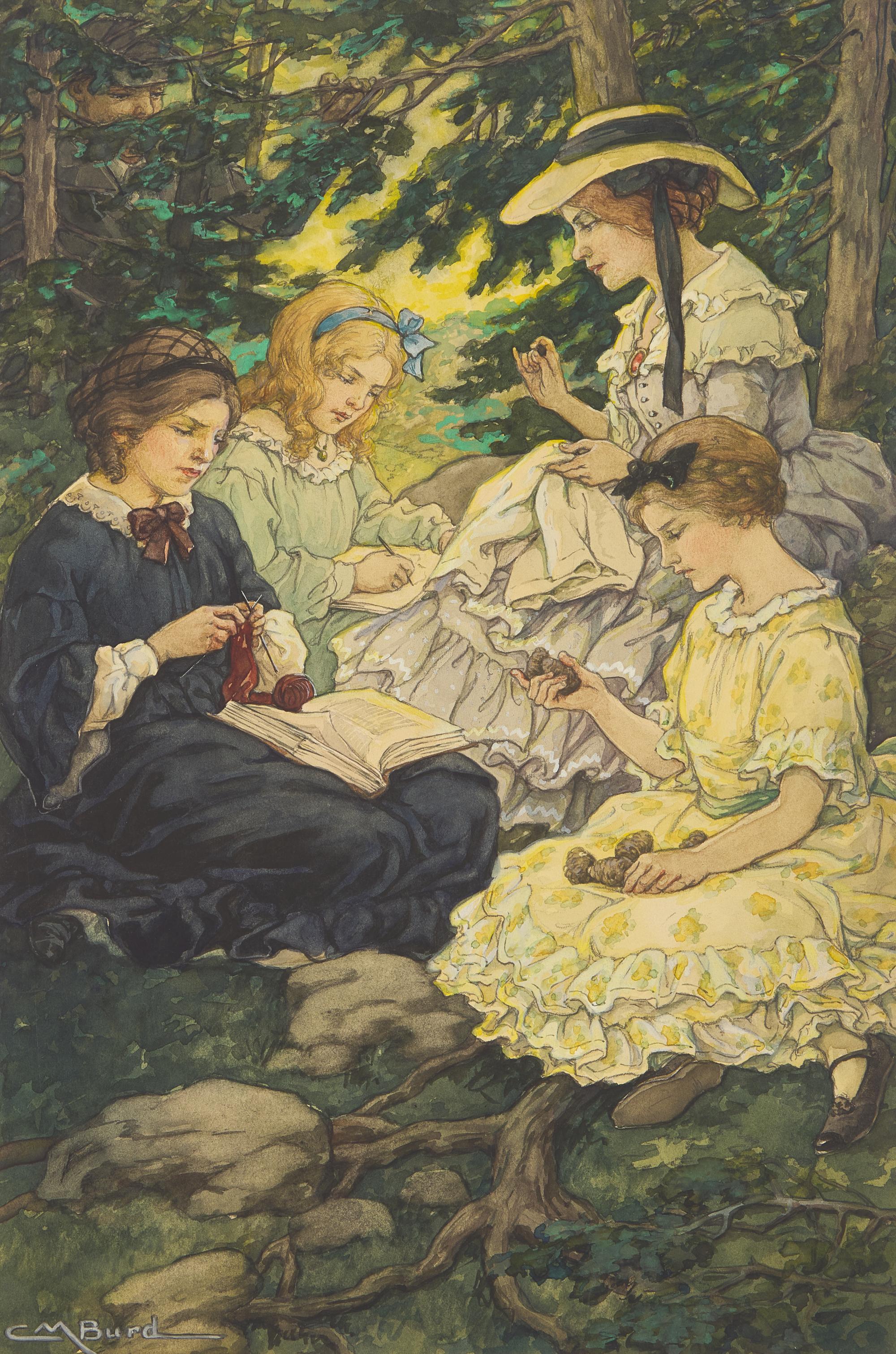 Little Women, The Sisters Sat Together in a Shady Nook, 1926