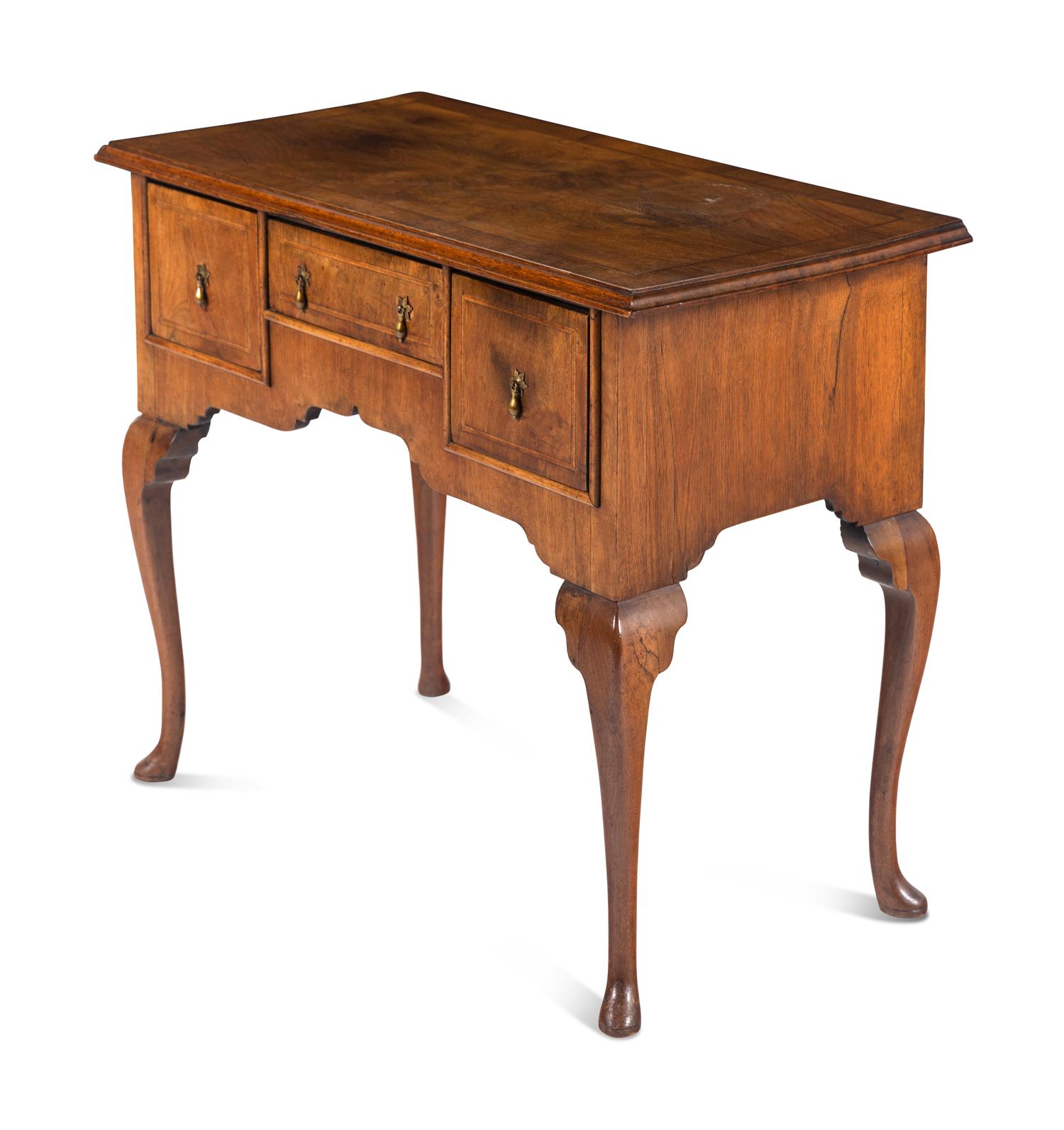 A Queen Anne Walnut Dressing Table