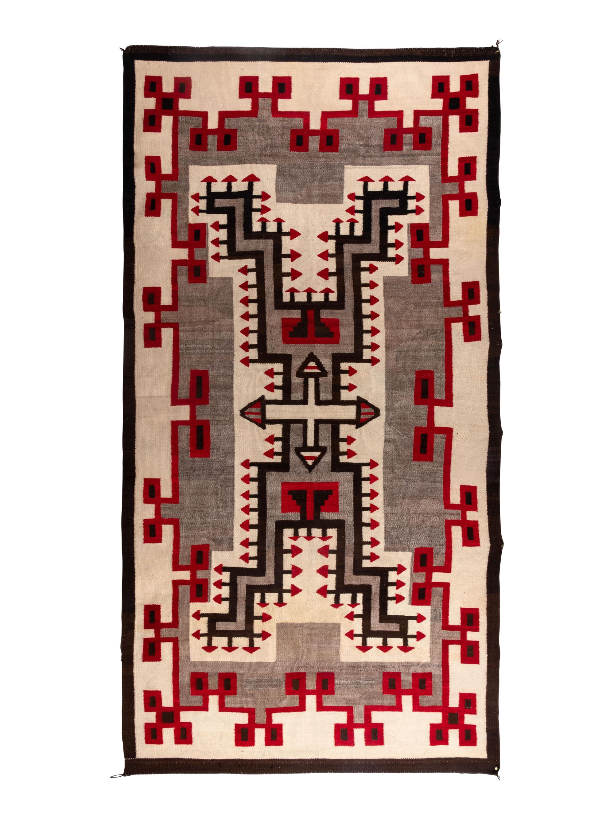 Navajo Storm Pattern Weaving / Rug