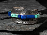 Wide Tufa Cast Height Cuff Bracelet