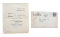 A Margot Fonteyn Autographed Letter and Photo
