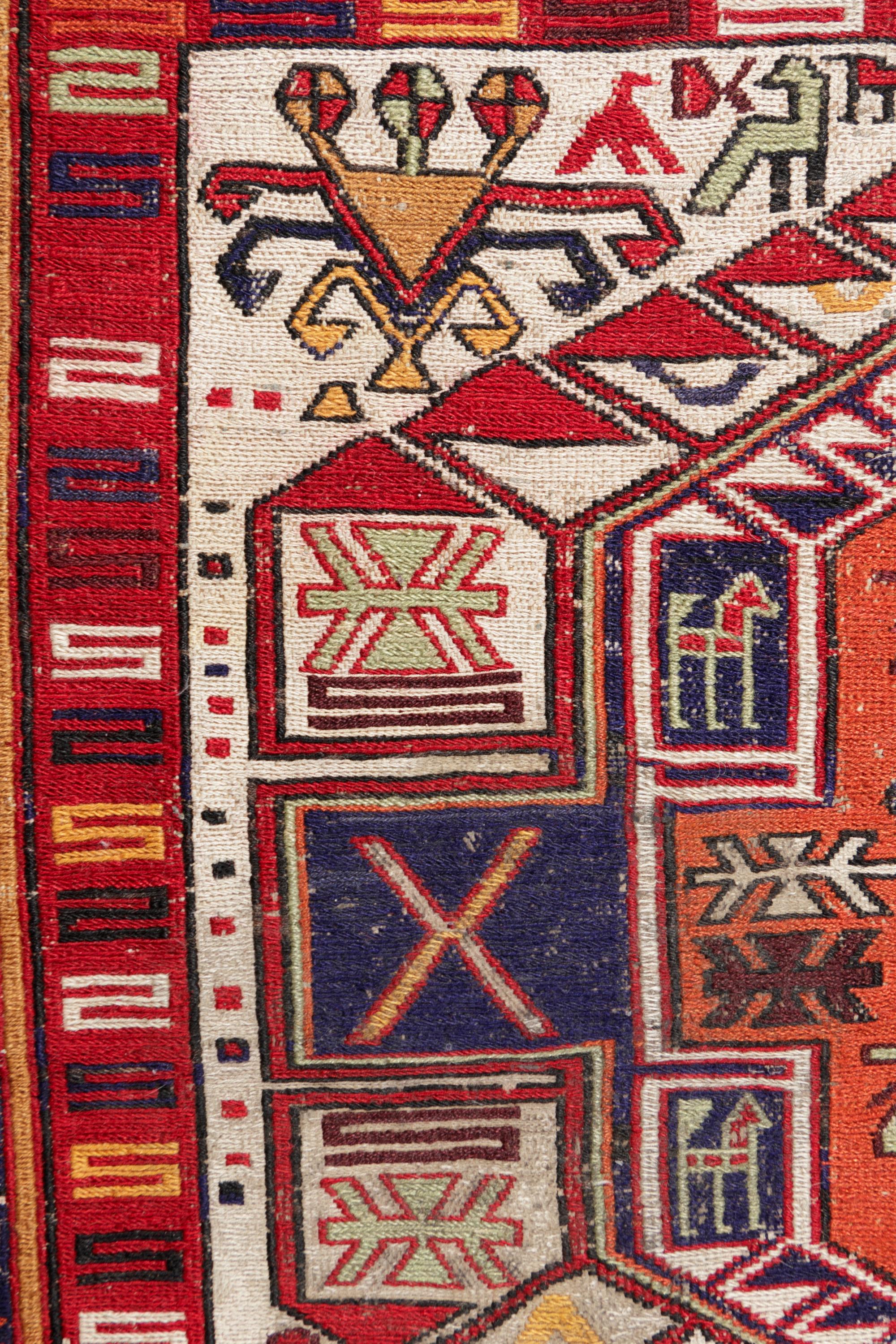 A Soumak Wool Rug