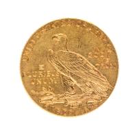 United States of America (1913) — Gold $5.00 Indian Head Coin