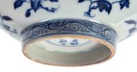 A Rare Blue and White Porcelain Hexafoil Bowl — XUANDE MARK AND PERIOD (1426-1435)