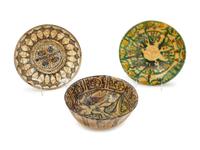 Three Sultanabad Pottery Articles