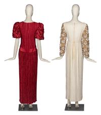 Two Mary McFadden Evening Dresses