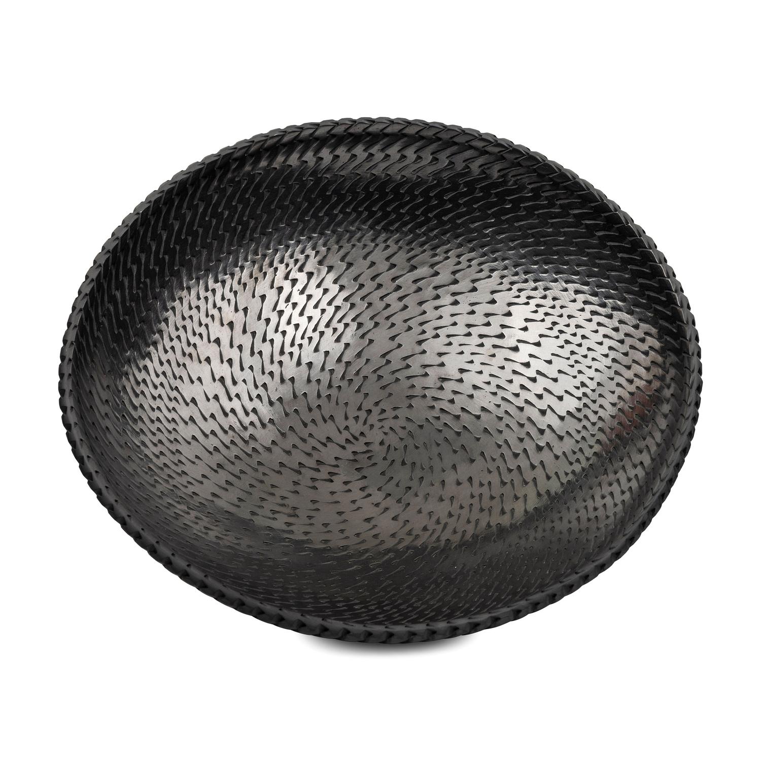 Blackware Pottery Plate
