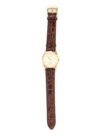 IWC, 14K YELLOW GOLD WATCH WITH IWC BUCKLE