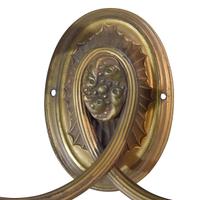 A Brass Two-Arm Sconce 12" W x 7" D x 10" H — United States, Circa 1920