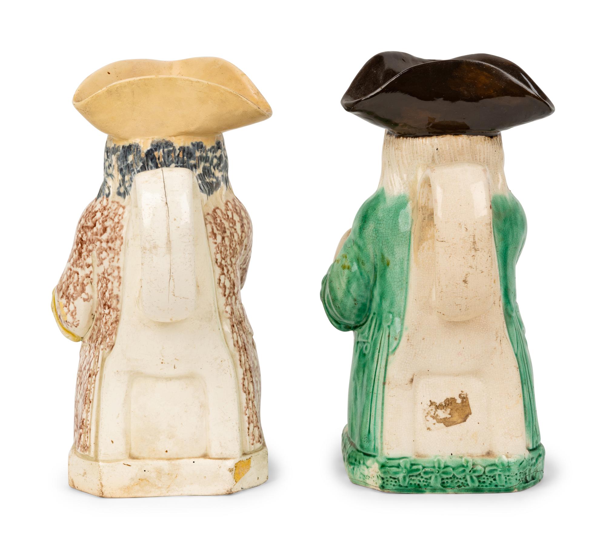 An Enoch Wood-Type Toby Jug and Another Toby Jug