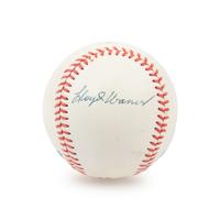 A Lloyd Waner Single Signed Autograph Baseball (JSA Letter)