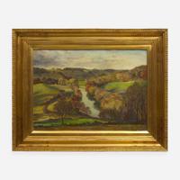Peter Hurd (American, 1904–1984) Landscape From Turkey Hill