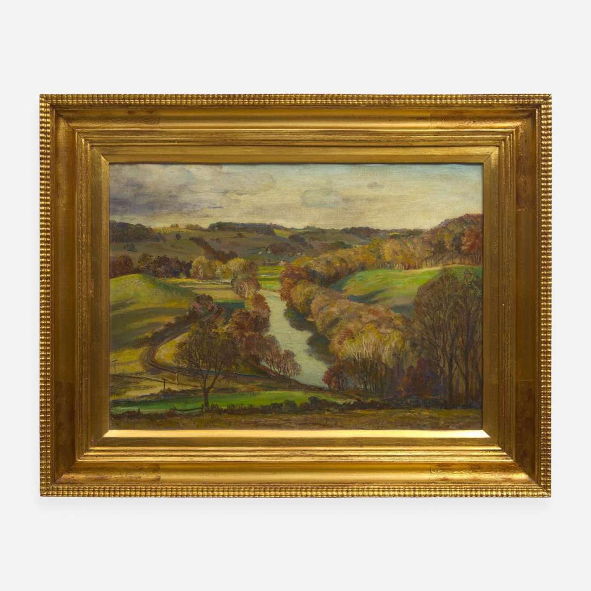 Peter Hurd (American, 1904–1984) Landscape From Turkey Hill